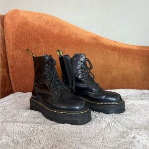 Doc Marten platform boots